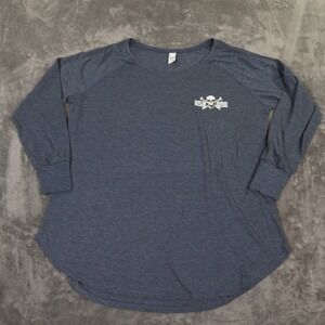 Outlaw Jeepers Sweatshirt‎ Men XXL Blue Gray All Breeds Skull Bones Lightweight